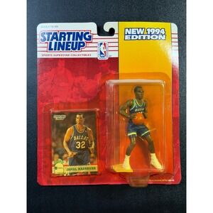 1994 Starting Lineup Jamal Mashburn Dallas Mavericks Rookie Figure Kenner NBA